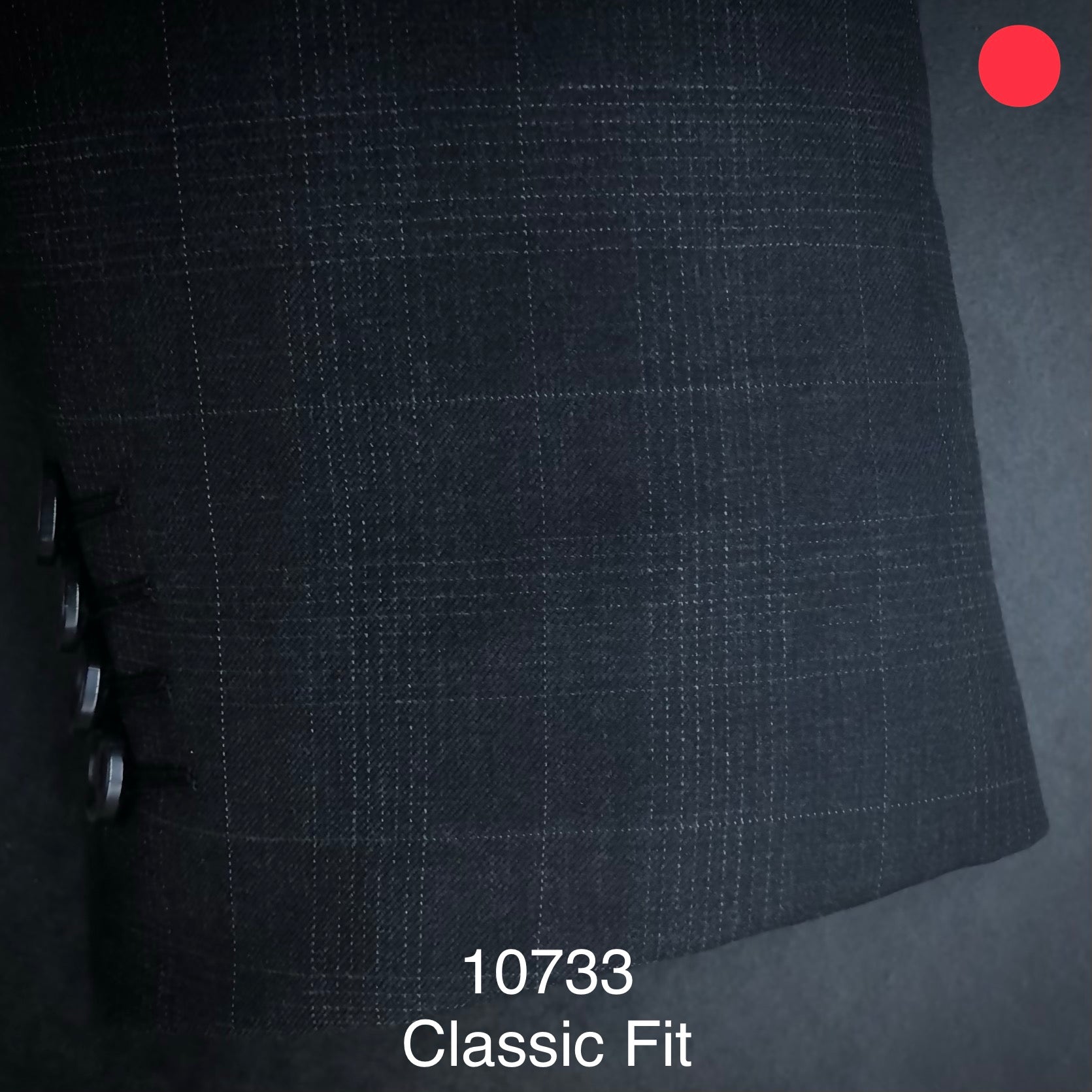 Charcoal Plaid | Classic Fit | All Wool | 10733