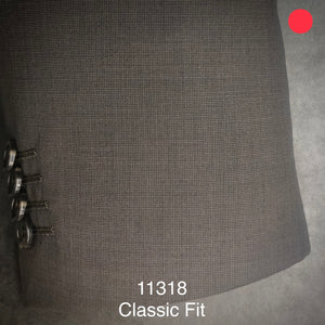 Brown Tic Weave | Classic Fit | All Wool | 11318