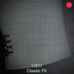 Blk/ White Tooth | Classic Fit | All Wool | 11511