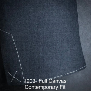 Charcoal Solid | Luca DiMarco | All Wool | 1903