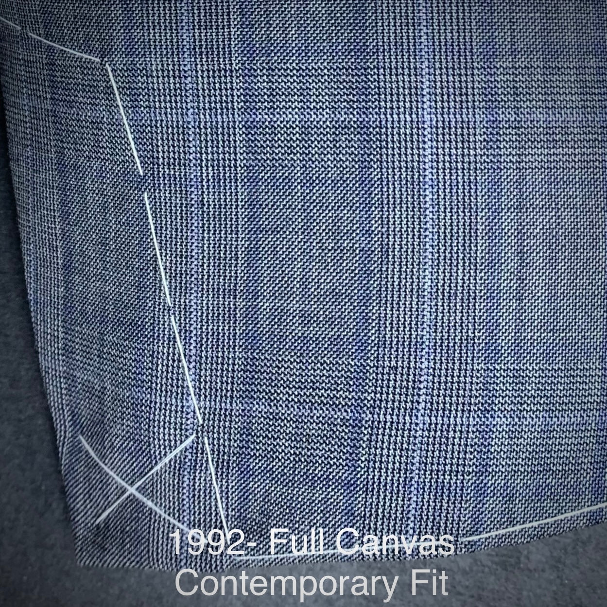 Light Grey Plaid | Luca DiMarco | All Wool | 1992