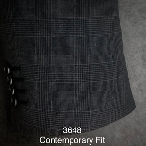 Charcoal Plaid | Byron Collection | All Wool | 3648