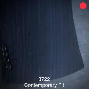 Navy Multi Stripe | Byron Collection | All Wool | 3722
