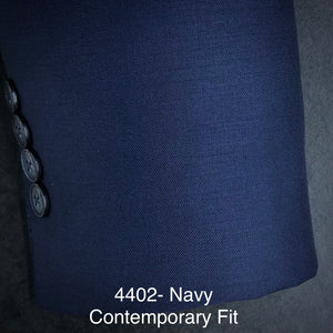 Navy Solid | Contemporary Fit | Jack Henry | All Wool | 4402