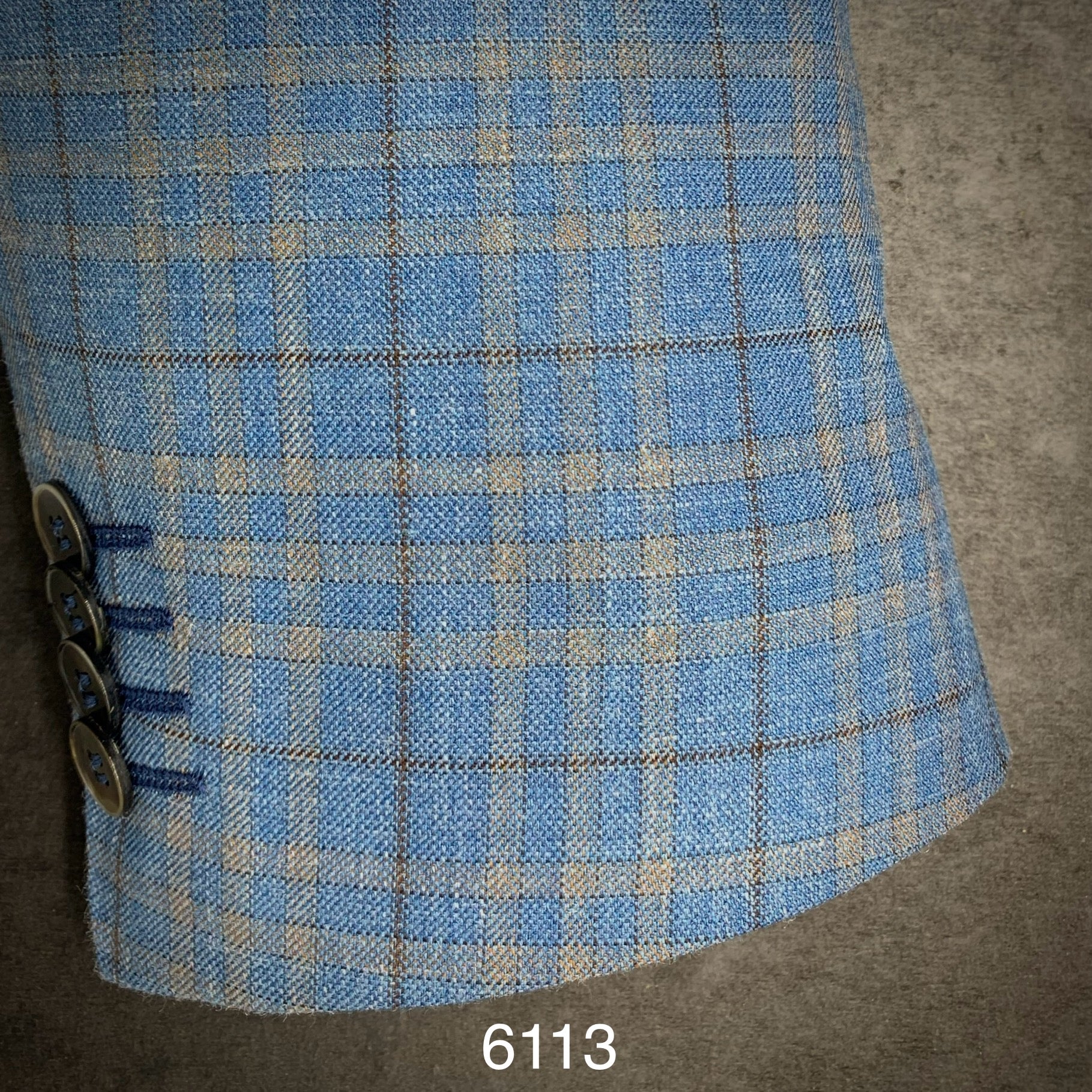 Contemporary Fit | Silk\ Linen\ Wool | 6113-e