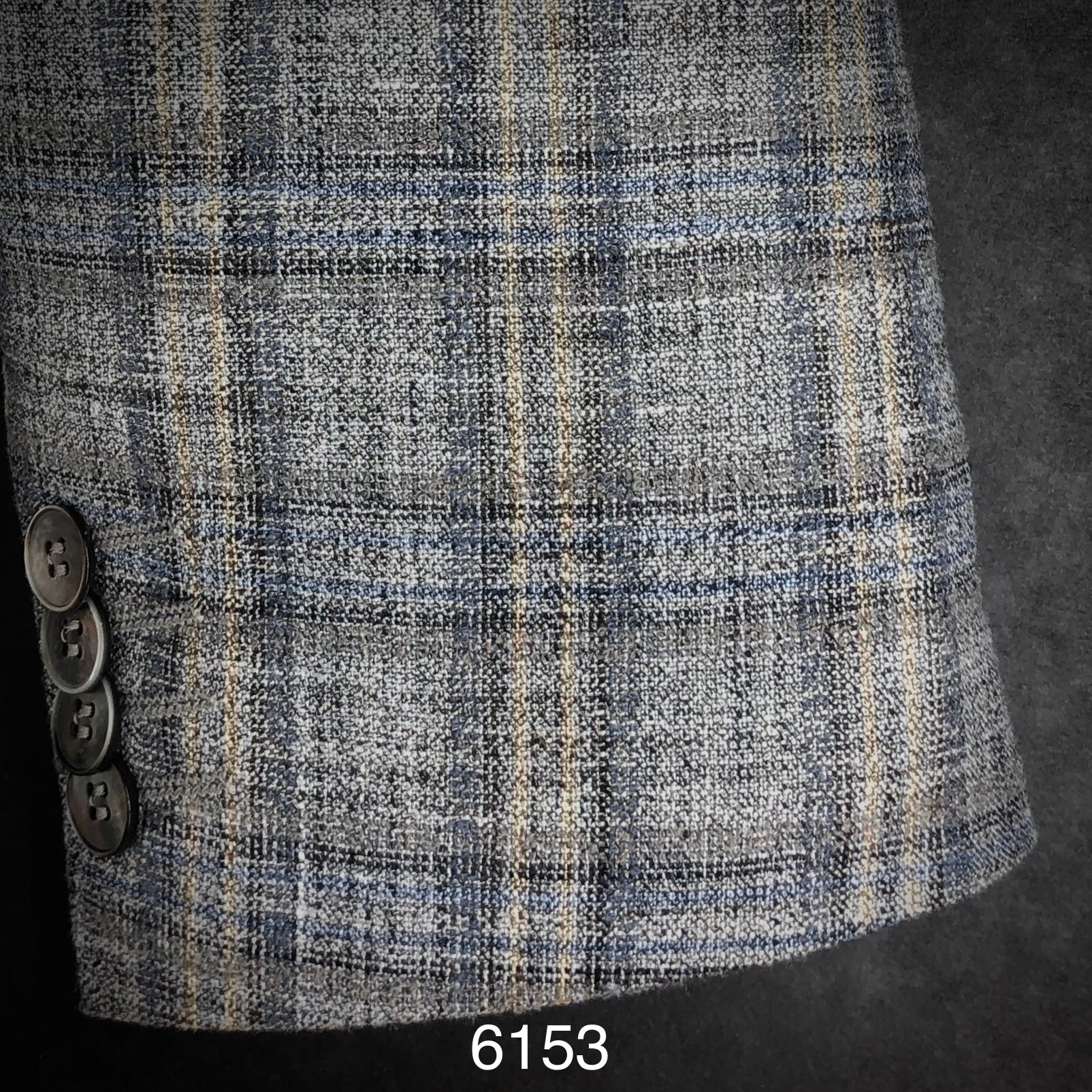 Tan & Grey | Bamboo/ Linen/ Silk | 6153