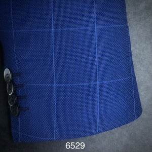 Basket Weave w/ Blue Window | All Wool | 6529