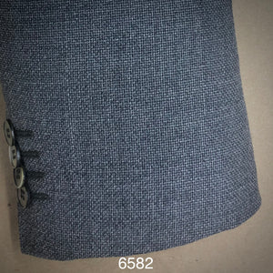 Mid Grey Basket Weave | Contemporary Fit | All Wool | 6582