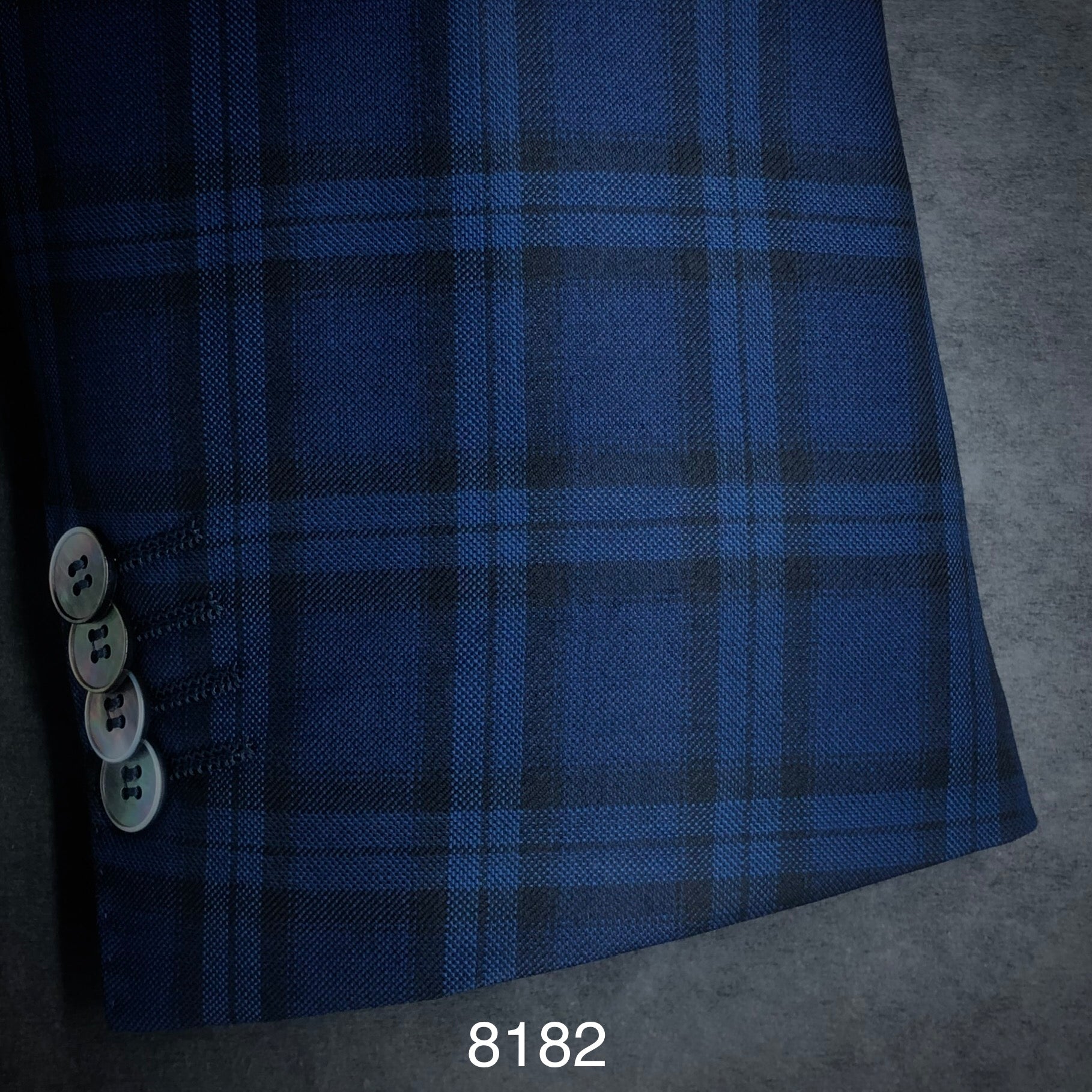 Navy and Black | Contemporary | All Wool | 8182