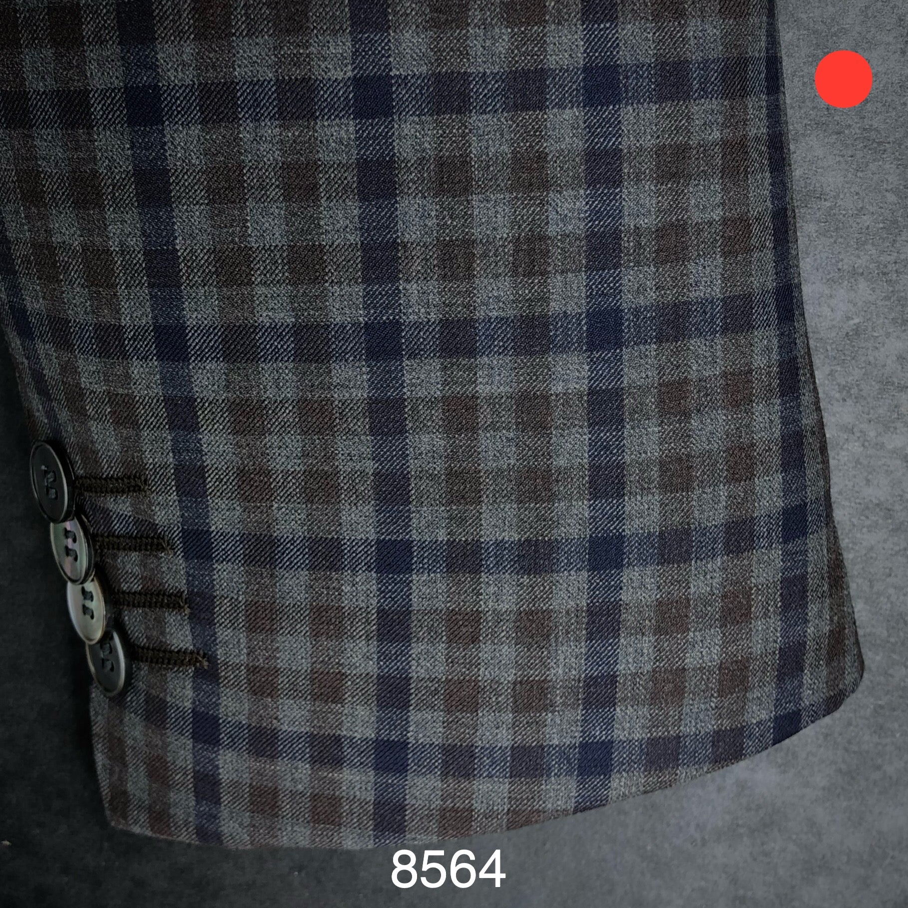 Tan, Grey, Navy | Contemp | All Wool | 8564a