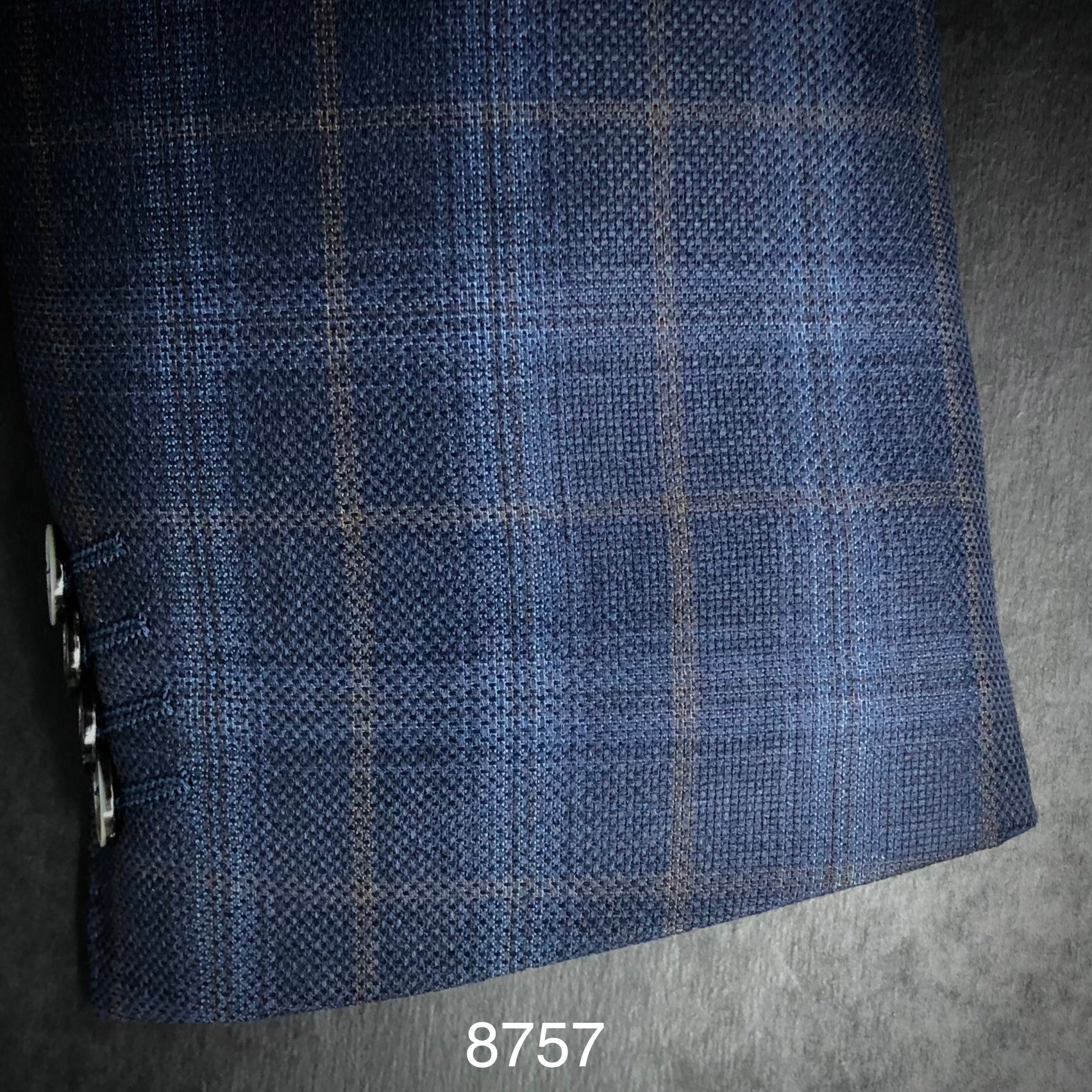 Blue w/ Tan | Contemporary Fit | All Wool | 8757