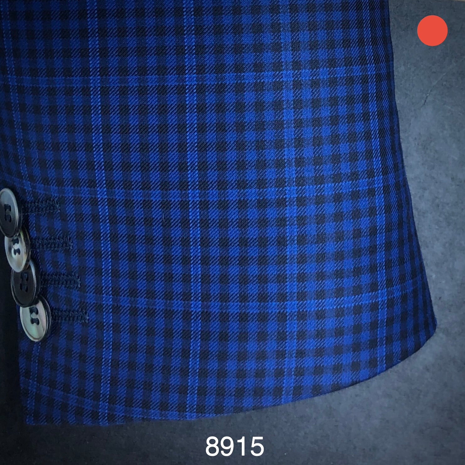 Navy Check | Contemporary | All Wool | 8915