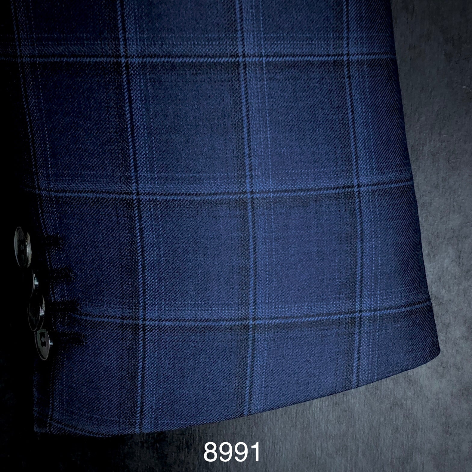 Navy Window | Contemporary | Wool | 8991