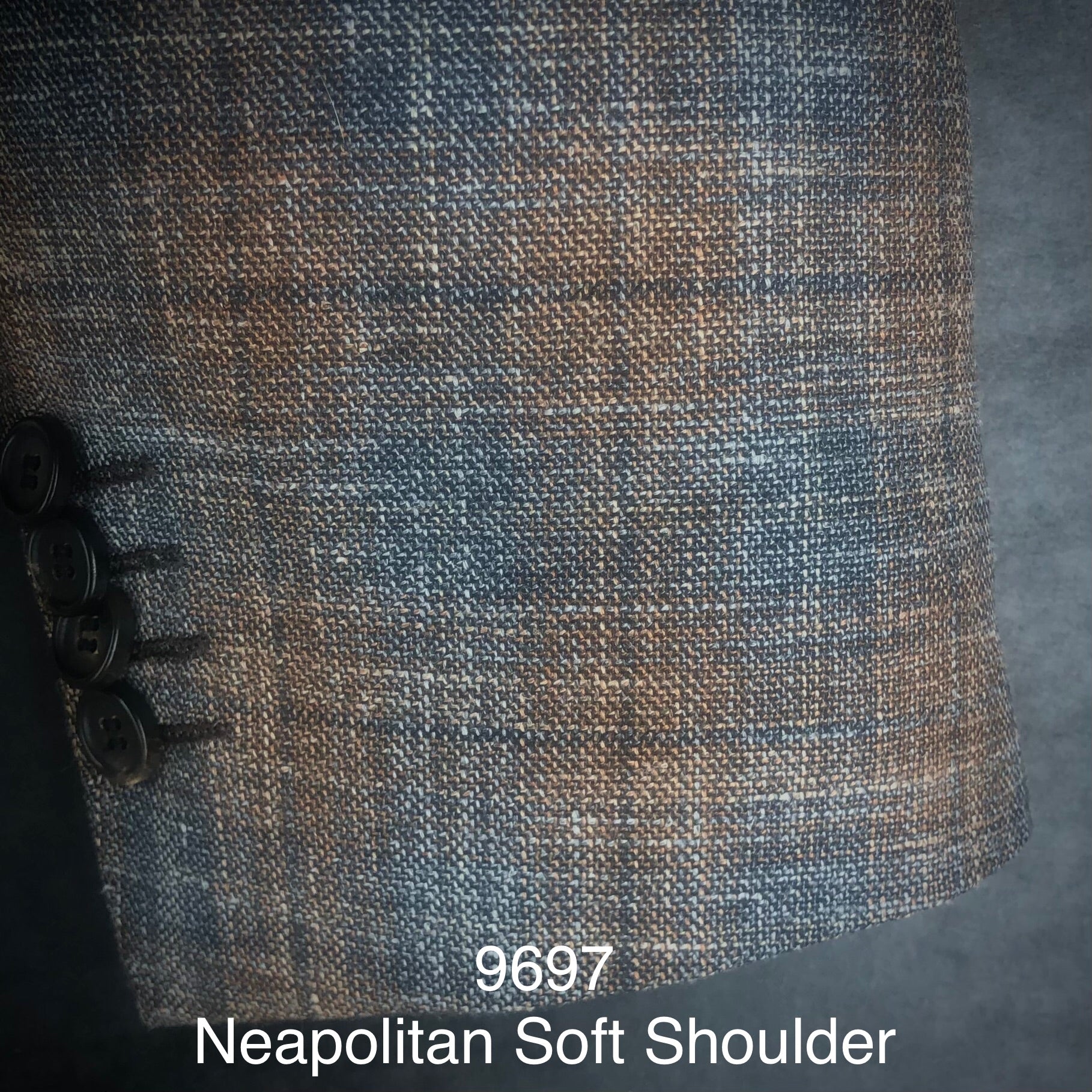 Rust | Kensington | Silk/ Linen/ Wool | 9697
