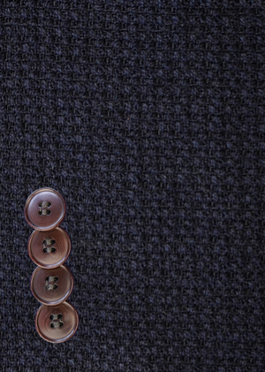 Navy Textured Knit | Men's Sport Coat | Stretch Slim Fit