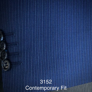 Vivid Blue Stripe | Byron Collection | All Wool | 3152