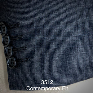 Dark Charcoal Plaid | Byron Collection | All Wool | 3512
