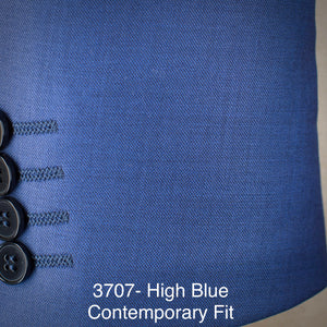 High Blue Solid | Byron Collection | All Wool | 3707