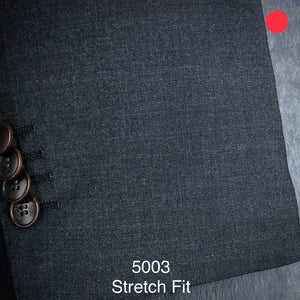 Charcoal Grey Solid | Men's Suit | All Wool  2% stretch