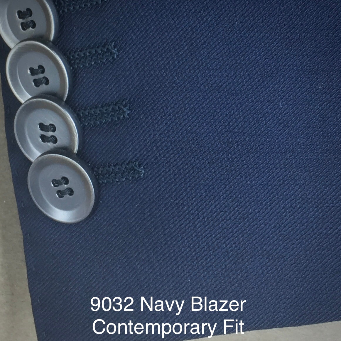 Navy Blazer | Contemporary Fit | All Wool | 9032