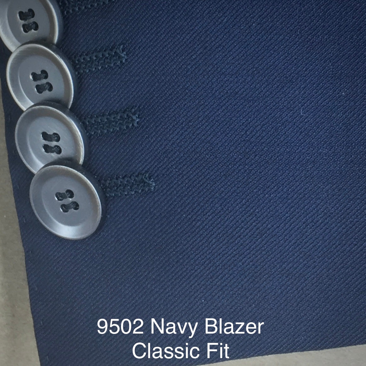 Navy Blazer | Classic Fit | All Wool | 9502