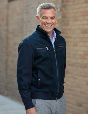 Men's Jacket in Navy